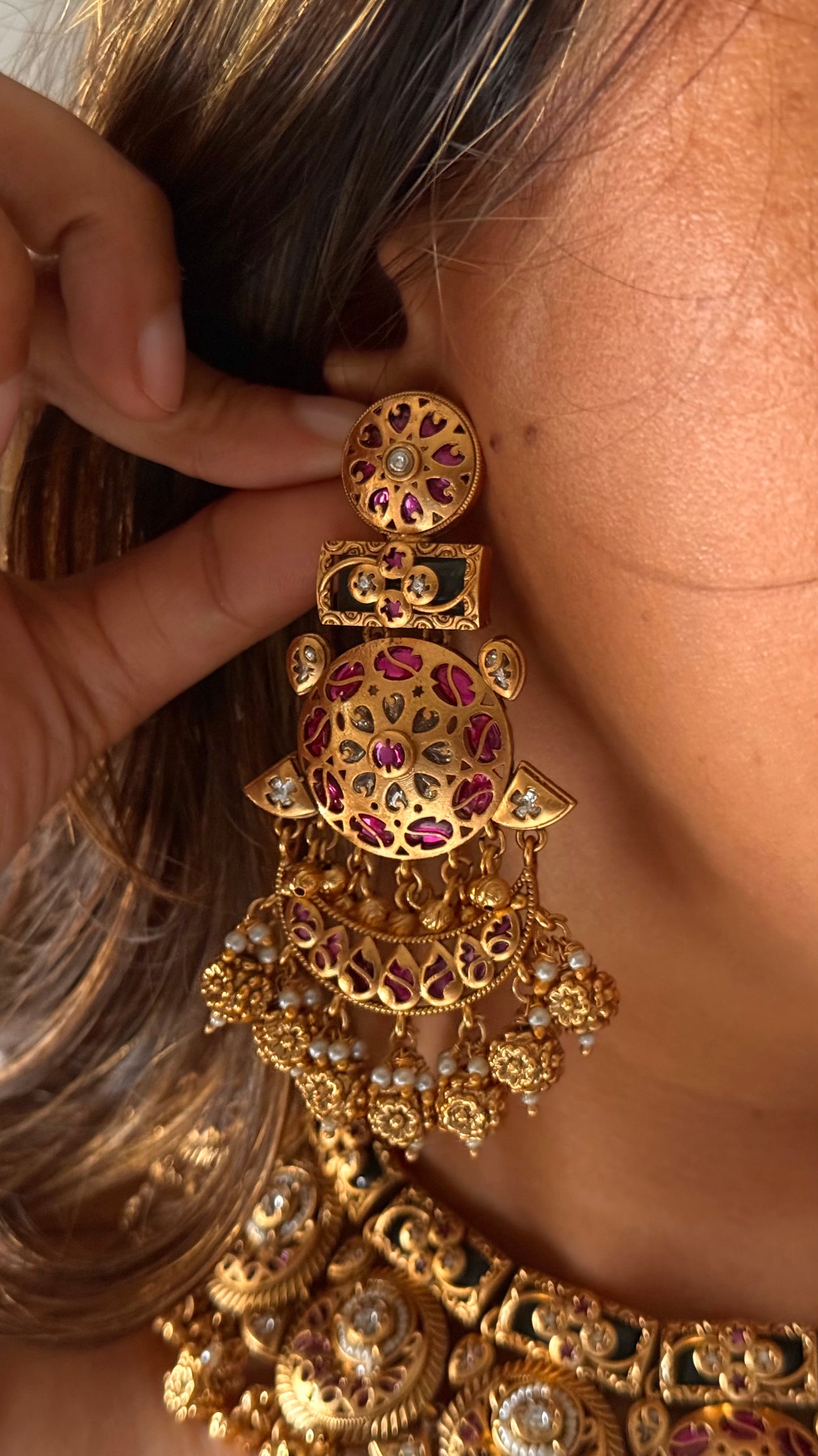 Heritage nakashi gold rajwada Necklace