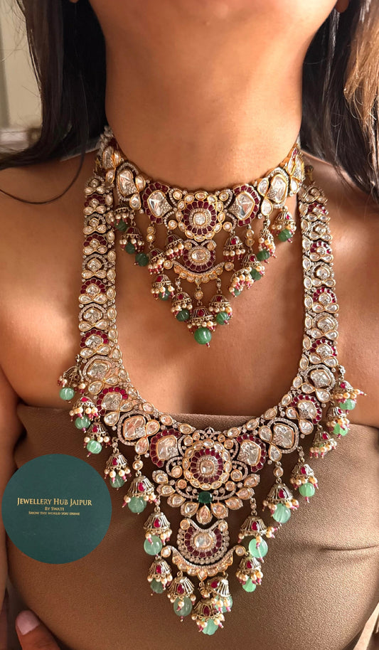 Suhag-Vintage bridal combo set