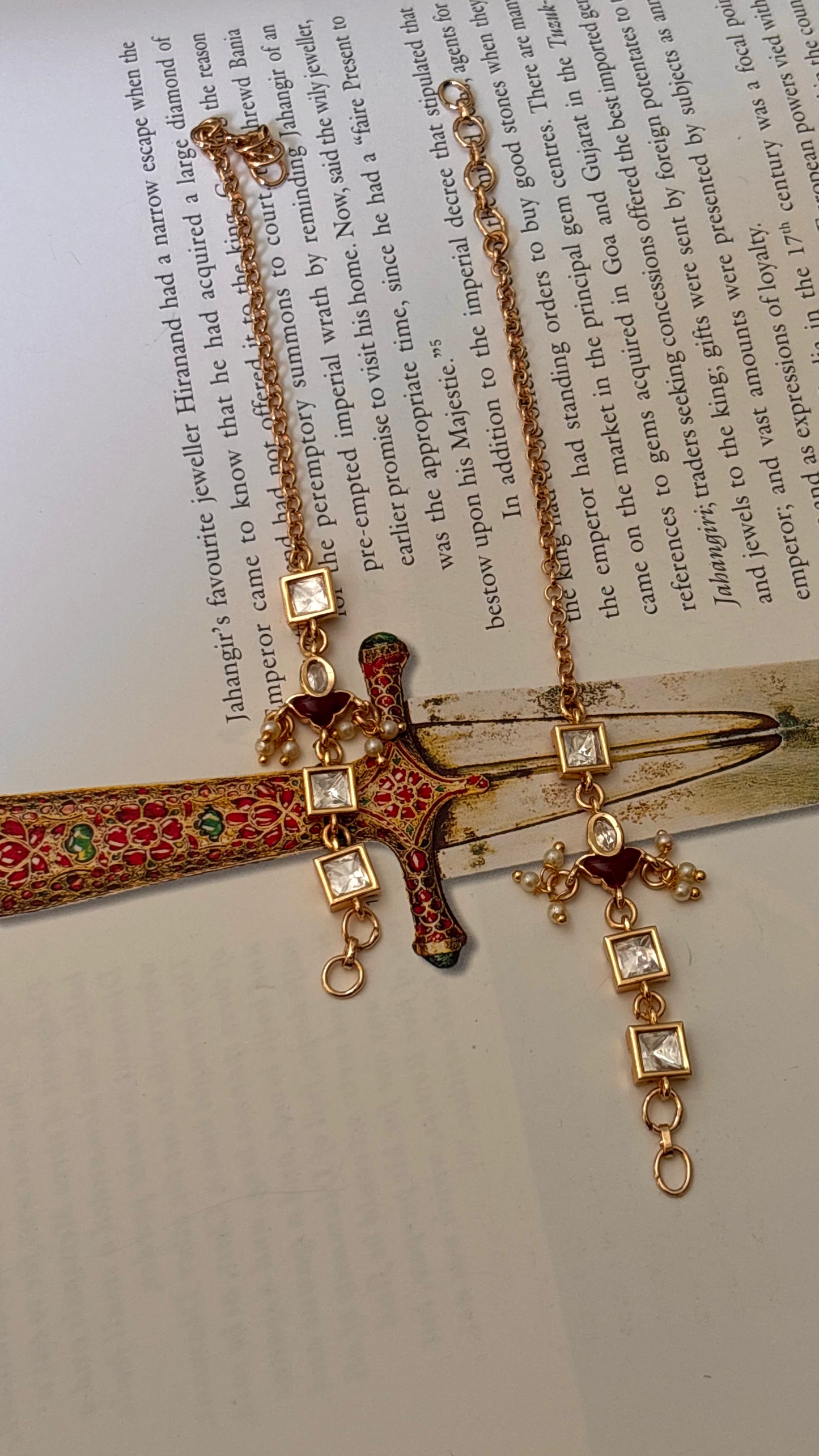 Ruby moissanite Kaan chain