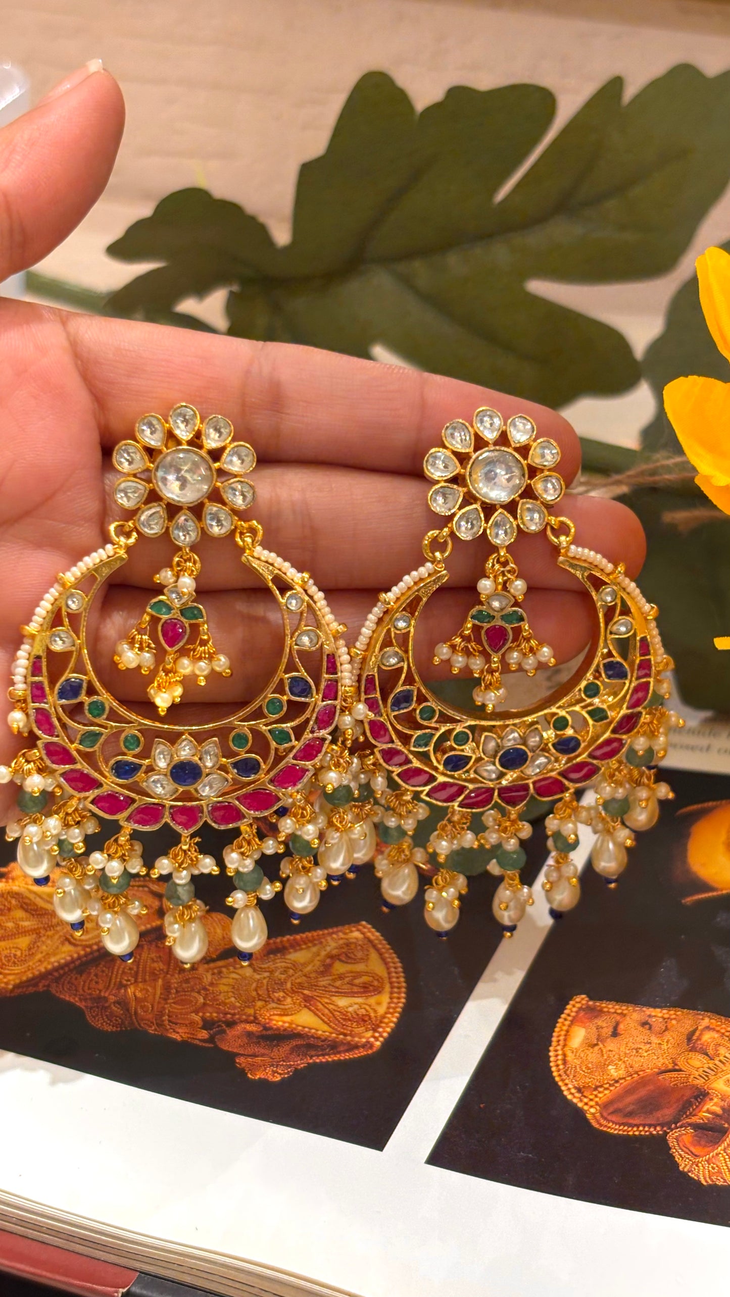 Heritage chaandbaali designer Earrings