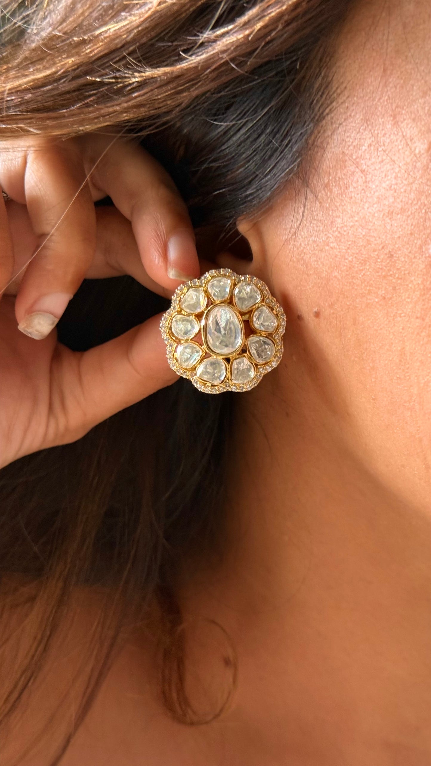Real Moissanite studs