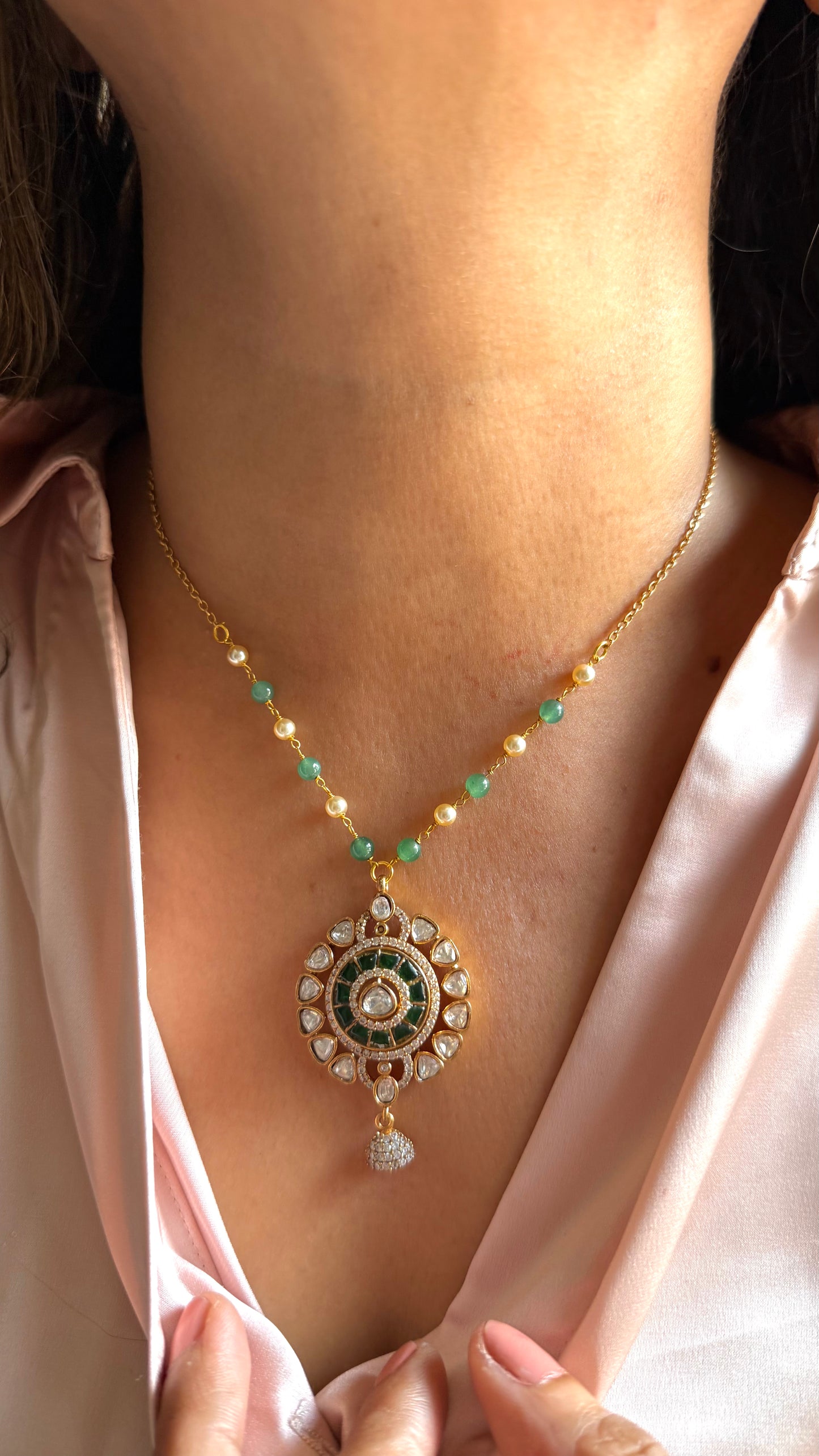 Nakshi Pendant set