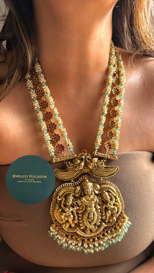 Lord Krishna temple Necklace (long)