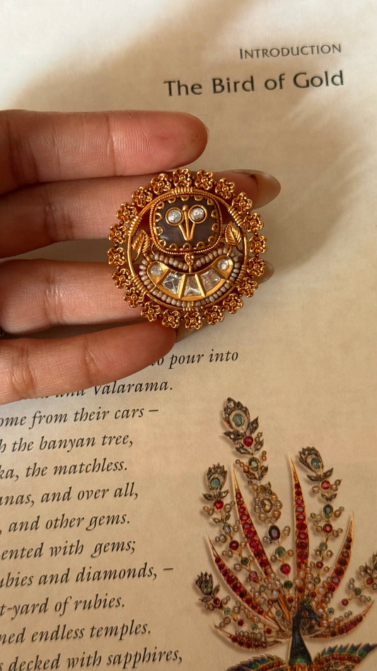 Rajwada inlay adjustment ring