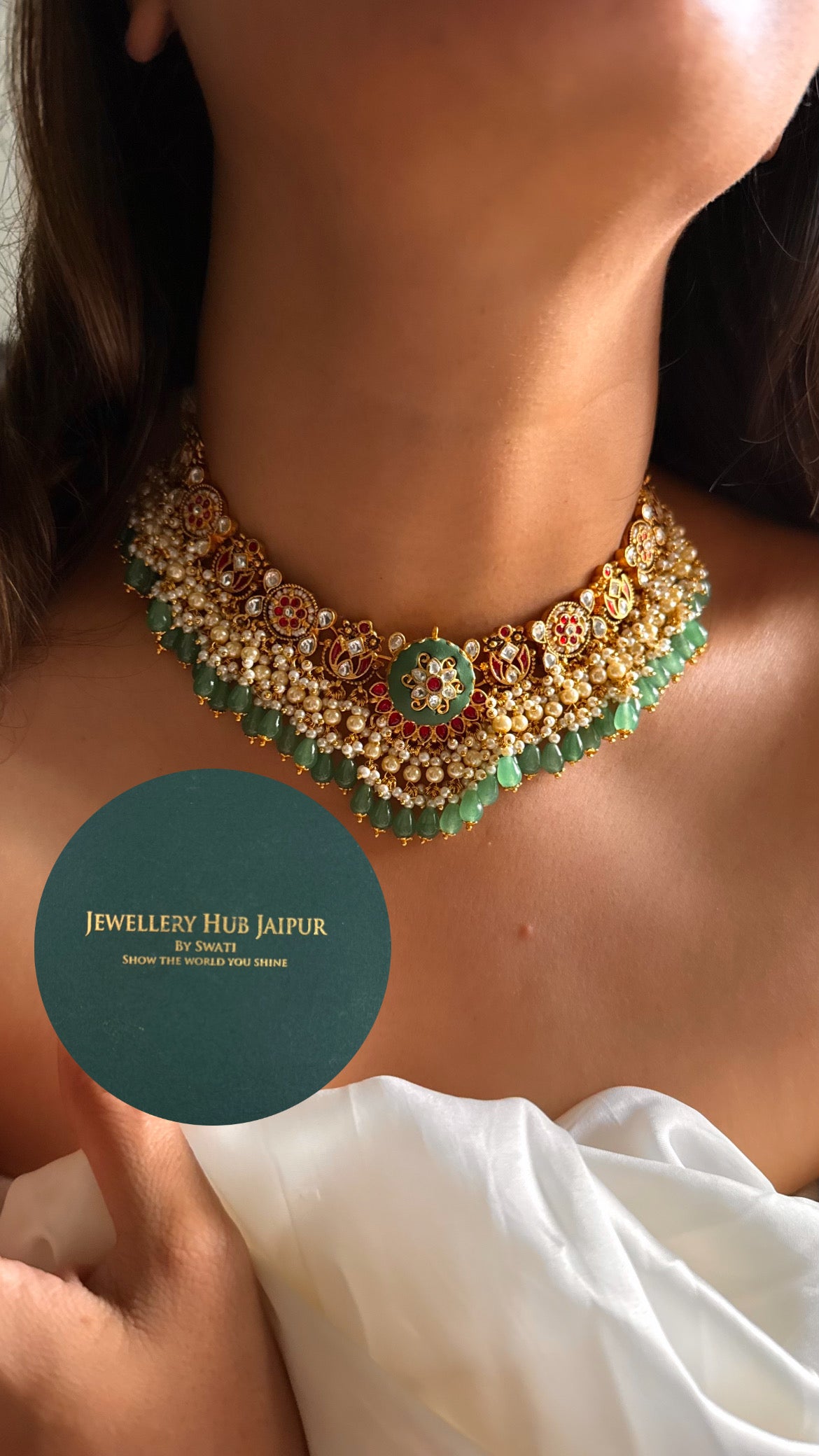 Handmade heritage Kalash necklace