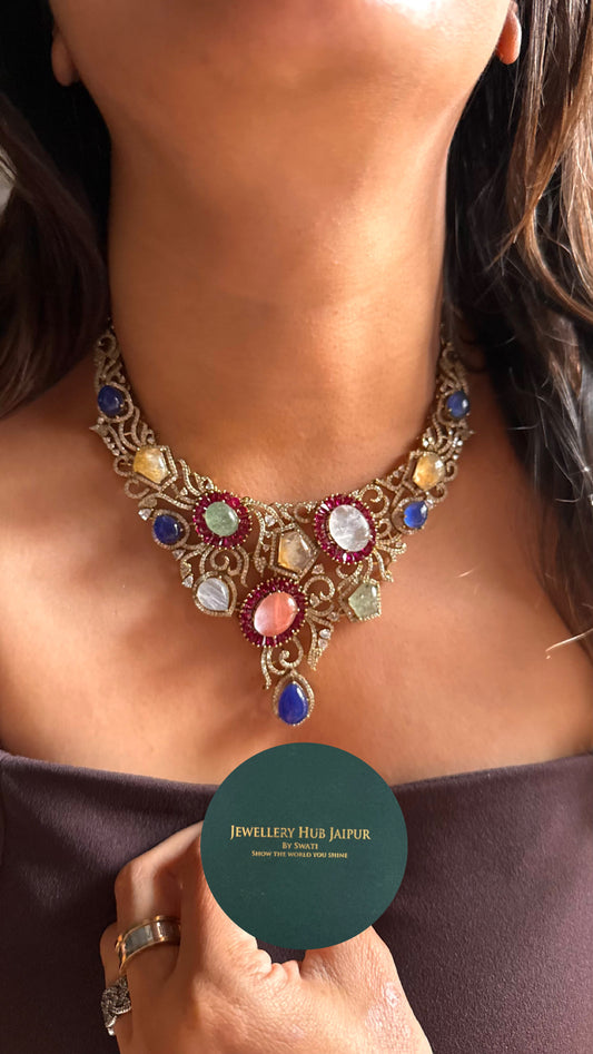 Sabyasachi inspired designer collar necklace