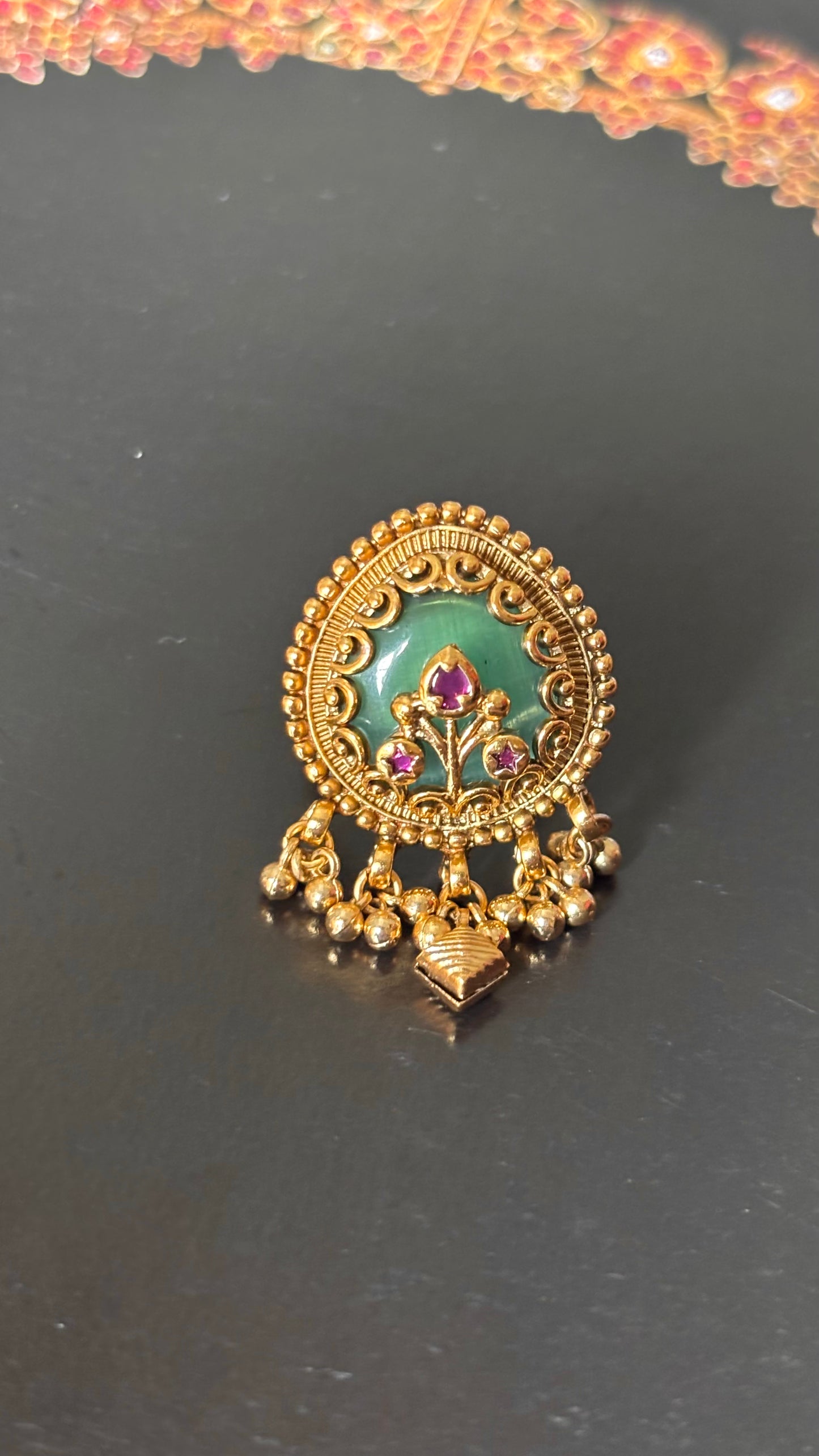 Inlay nakashi rajwada ring