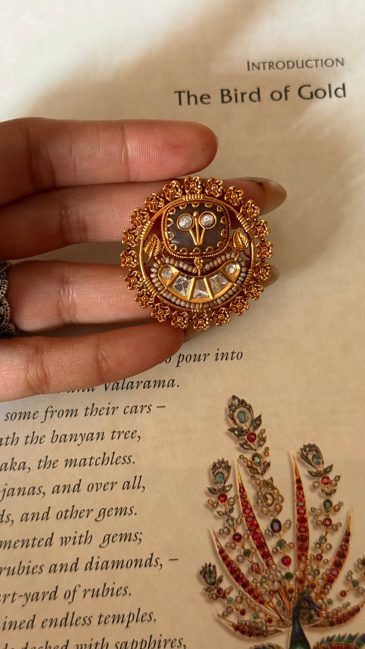 Rajwada inlay adjustment ring