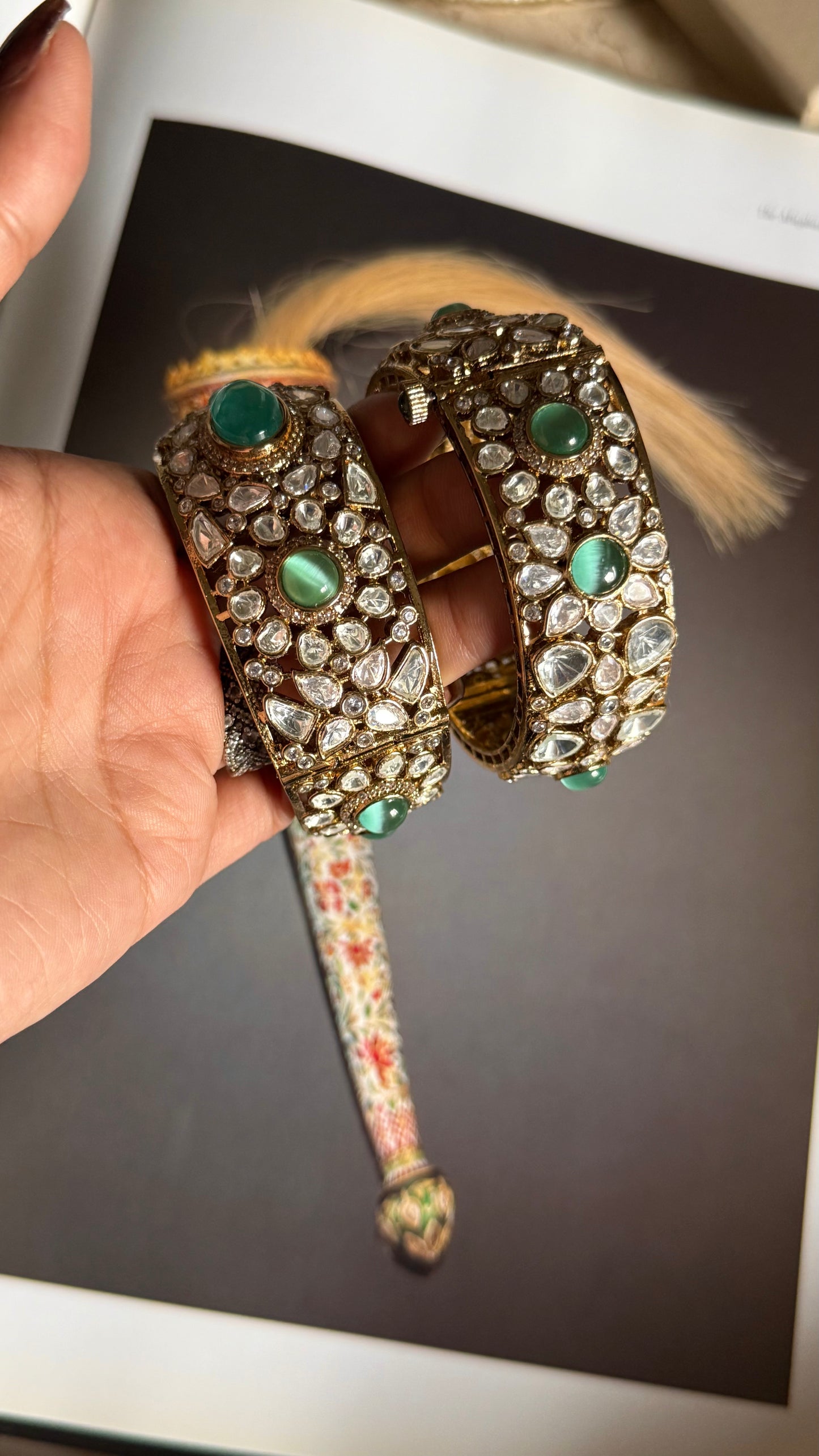 Mint doublet openable bangle