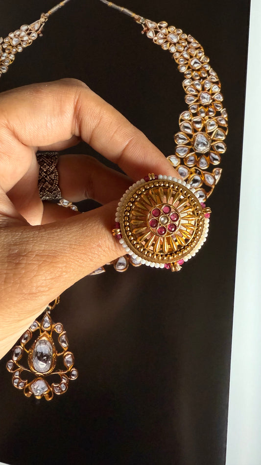 Rajwada adjustable ring