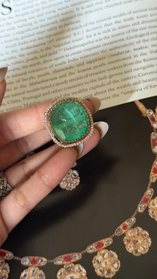 Mint doublet adjustable ring