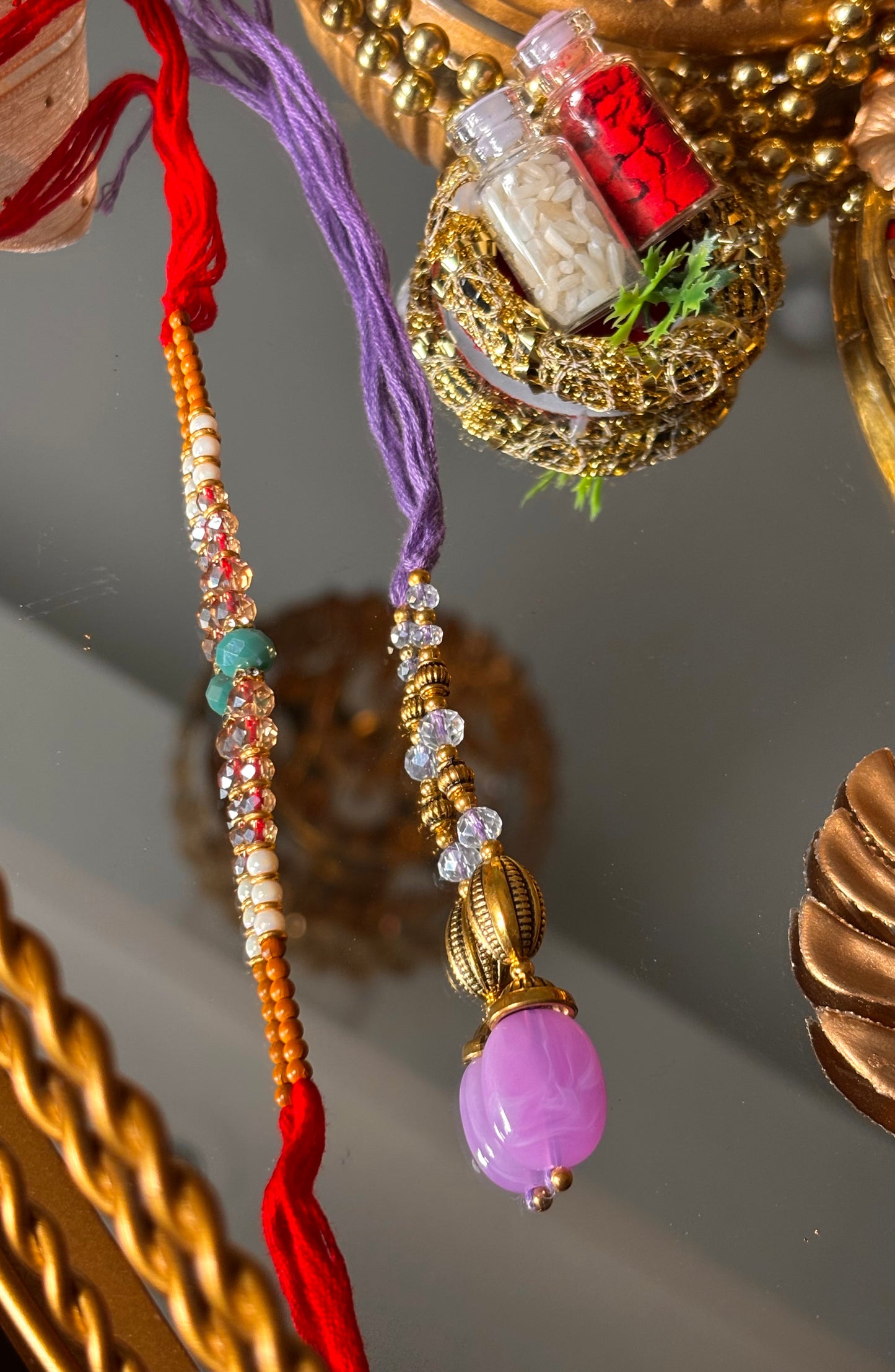 Bhaiya bhabi lumba rakhi ( shipping will be extra )