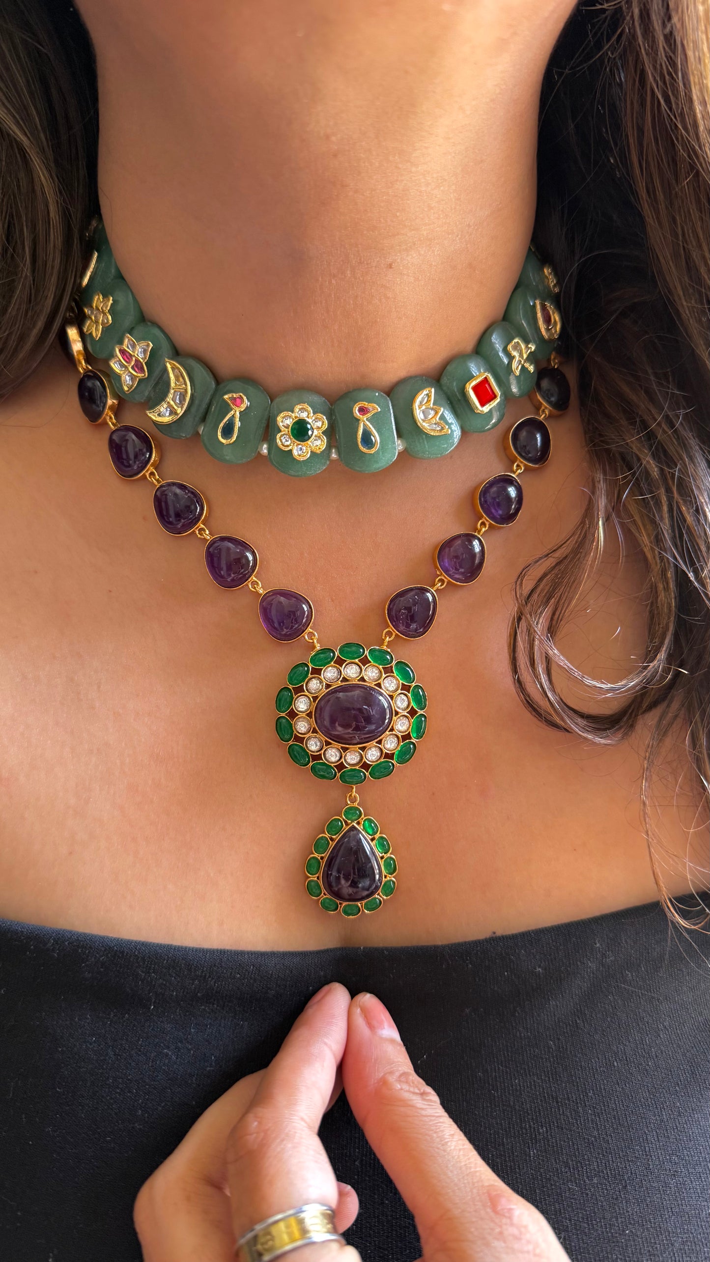 Tanzanite & Mint designer Combo
