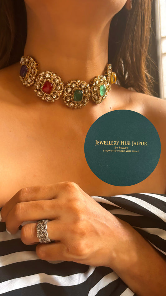 Navratna choker