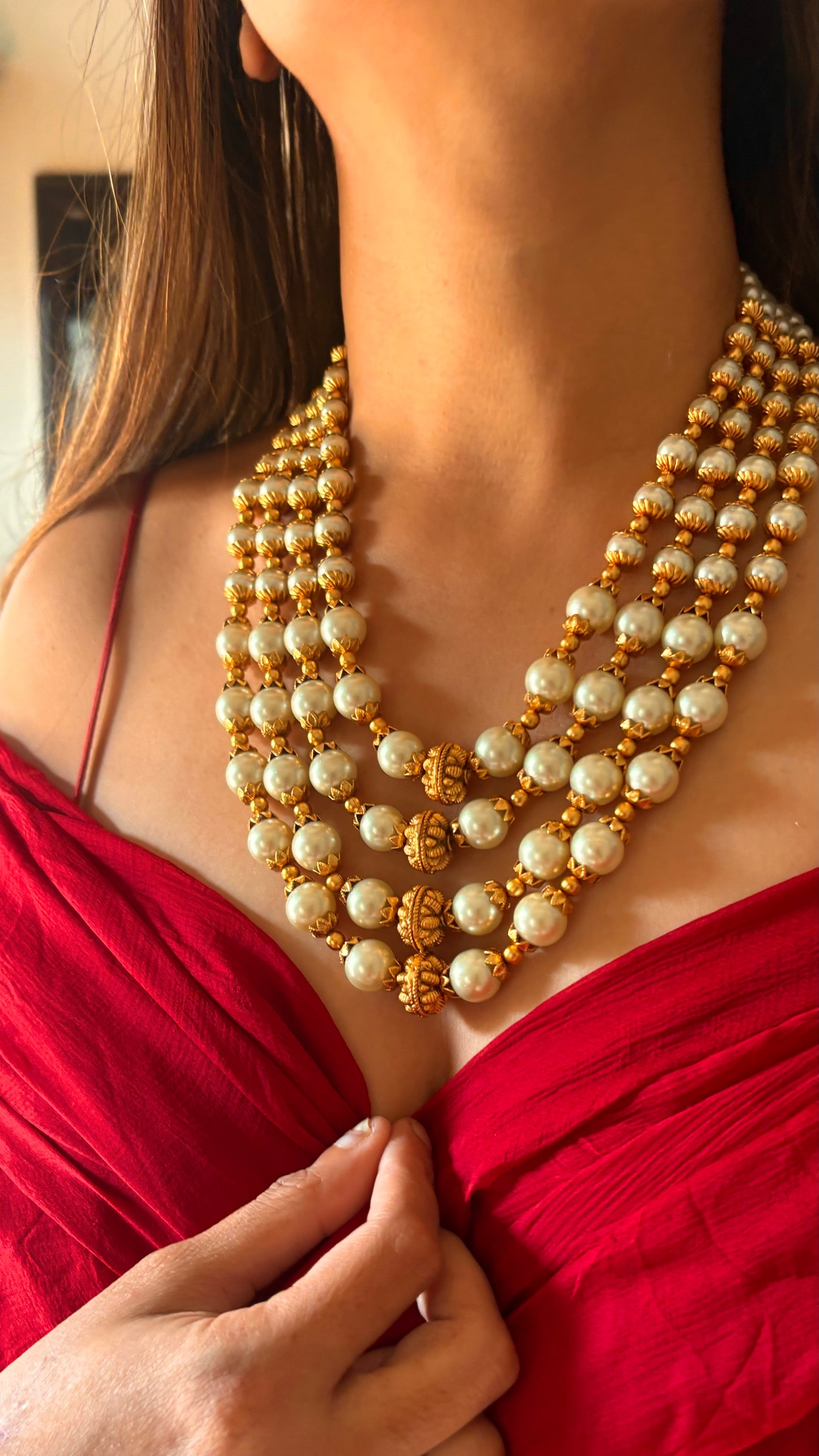 Heritage pearl necklace