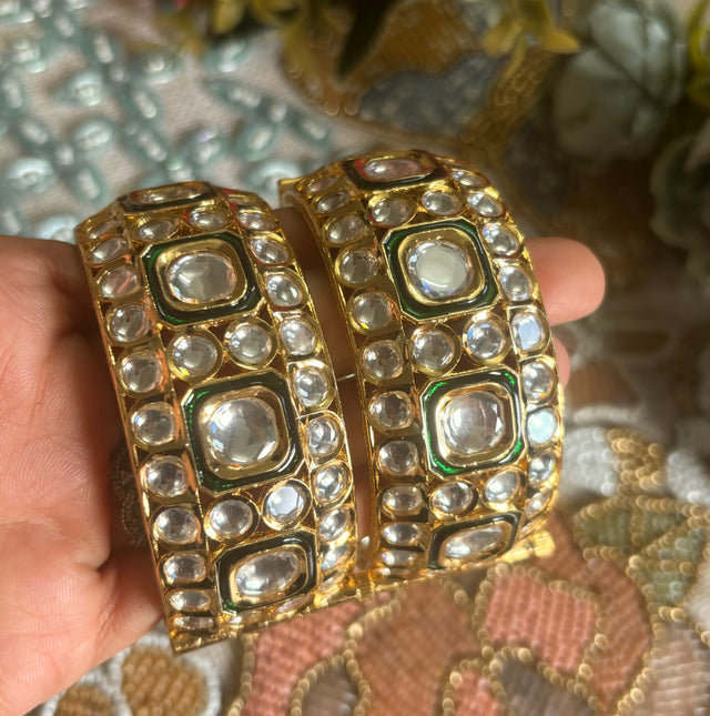 Uncut polki bangles