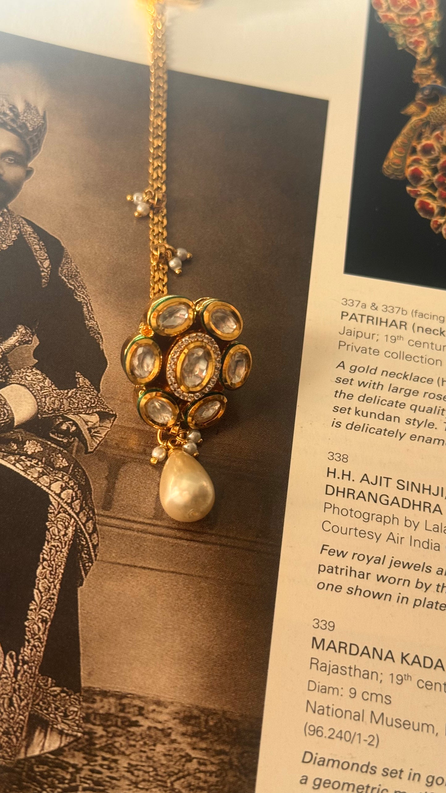 Pearl drop borla