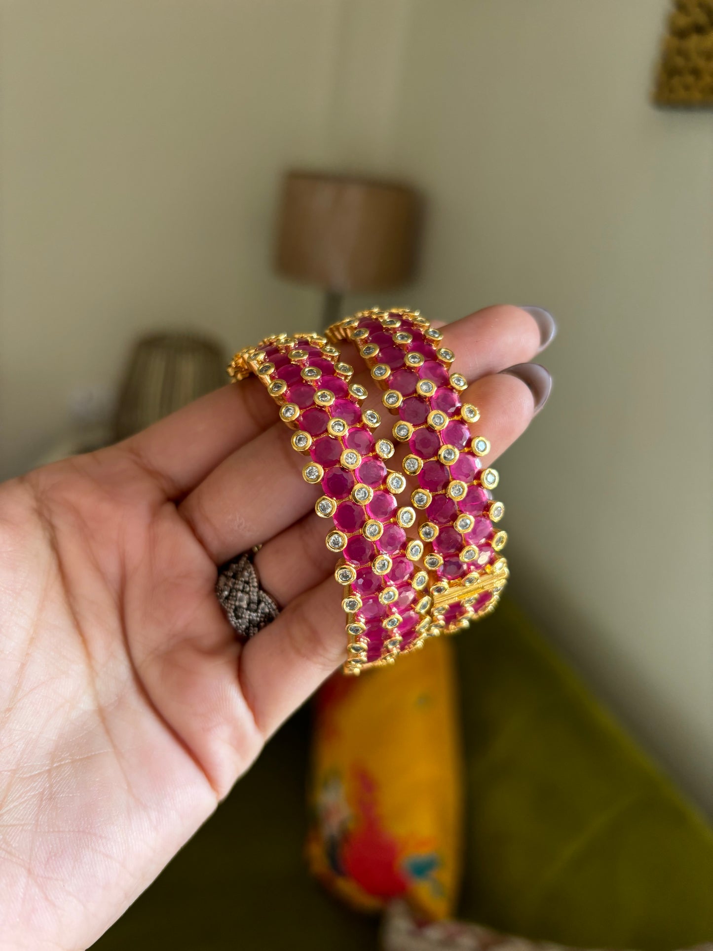 Ruby openable bangles