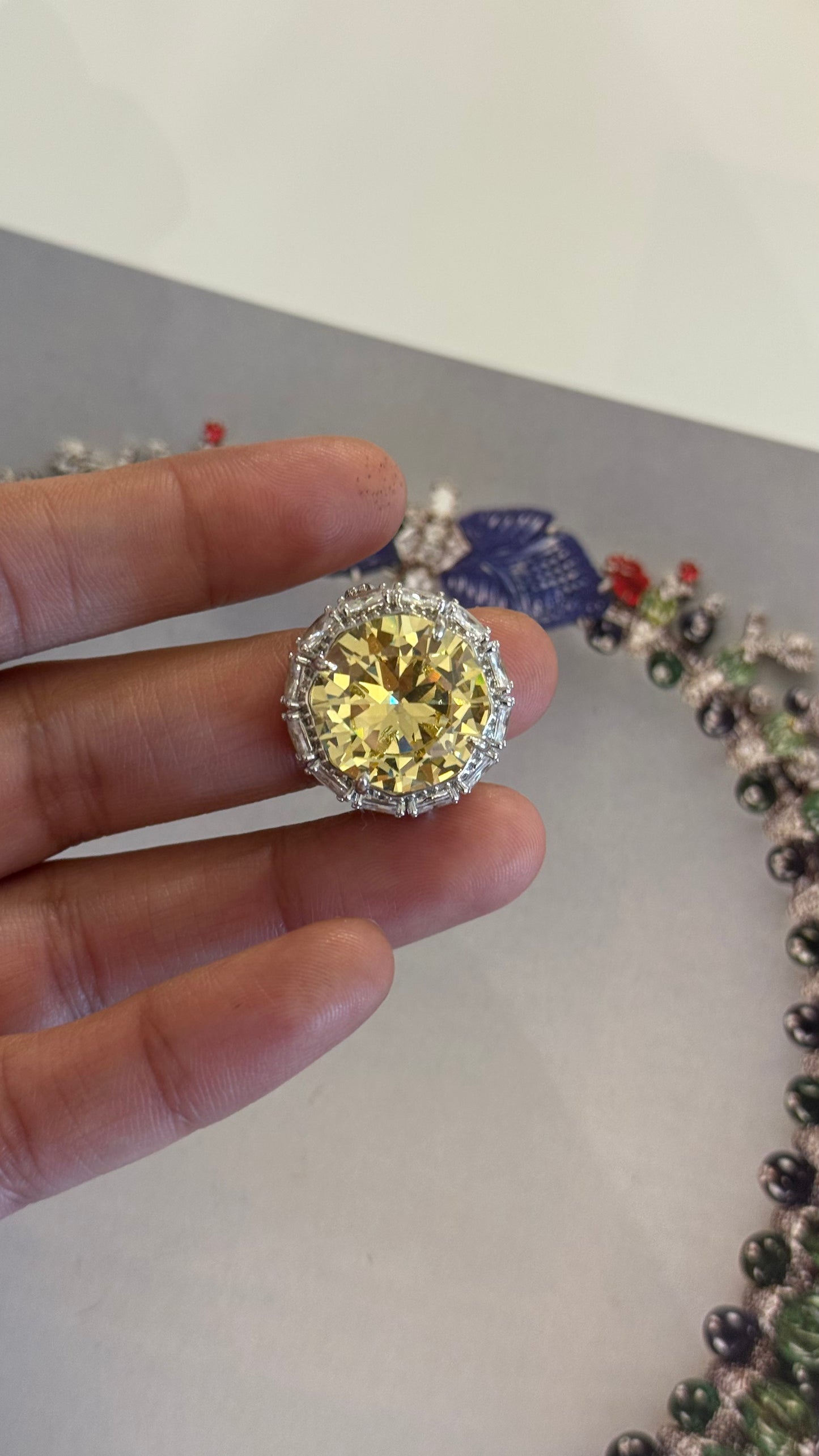 Citrine Cocktail Ring
