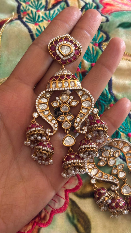 Ruby takkar tork designer danglers