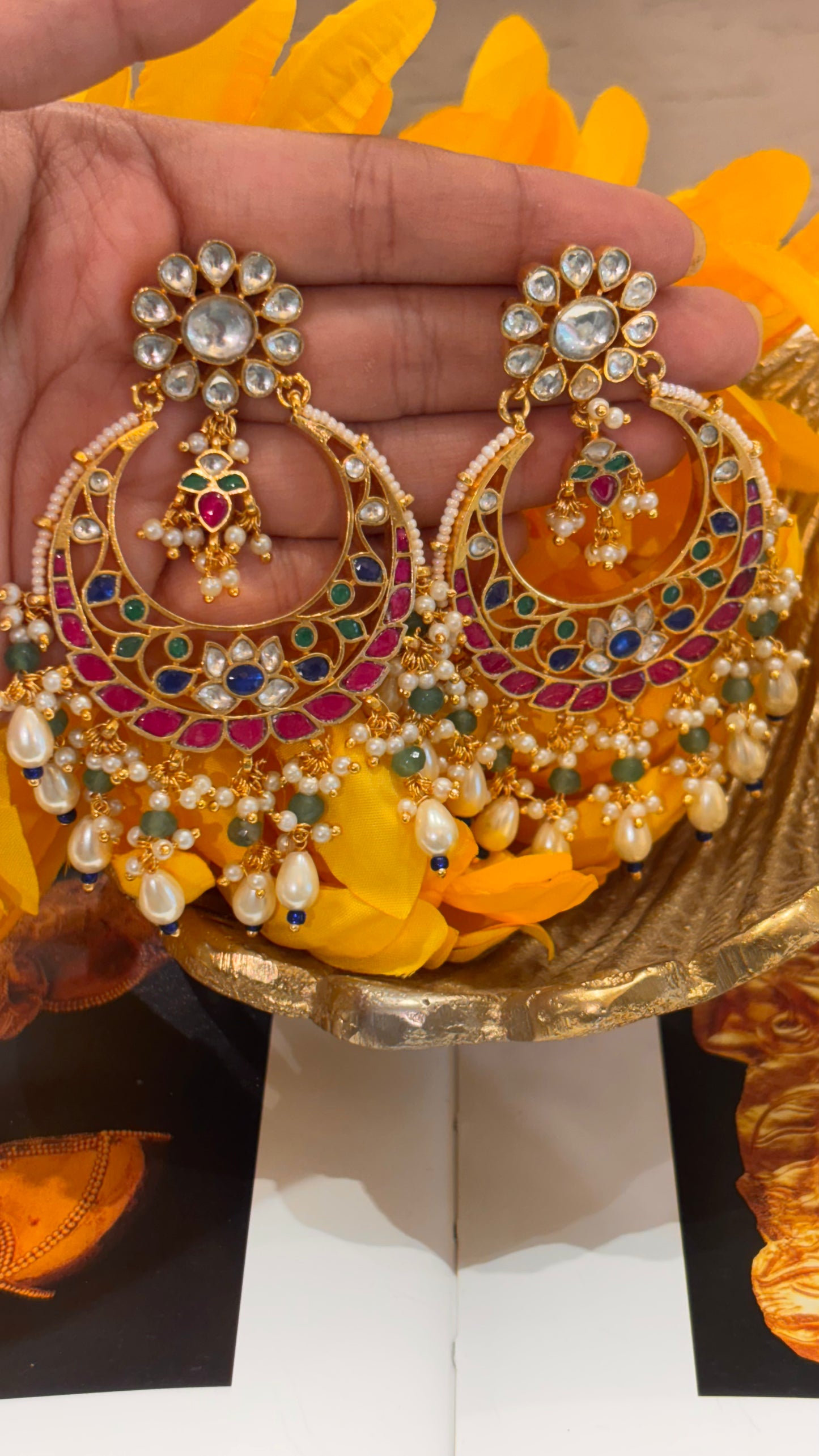 Heritage chaandbaali designer Earrings