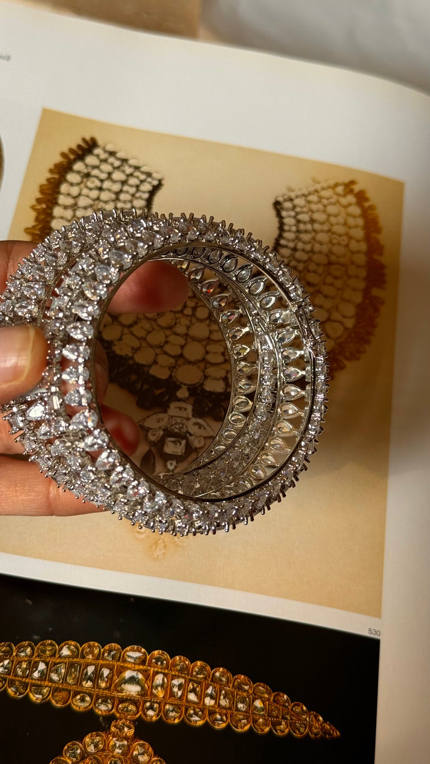 Statement cz diamond bangles