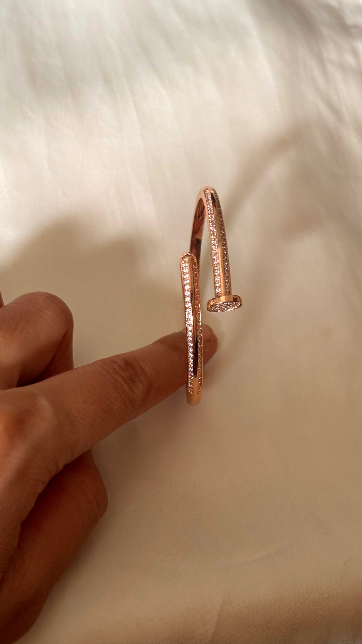 Rose gold bracelet