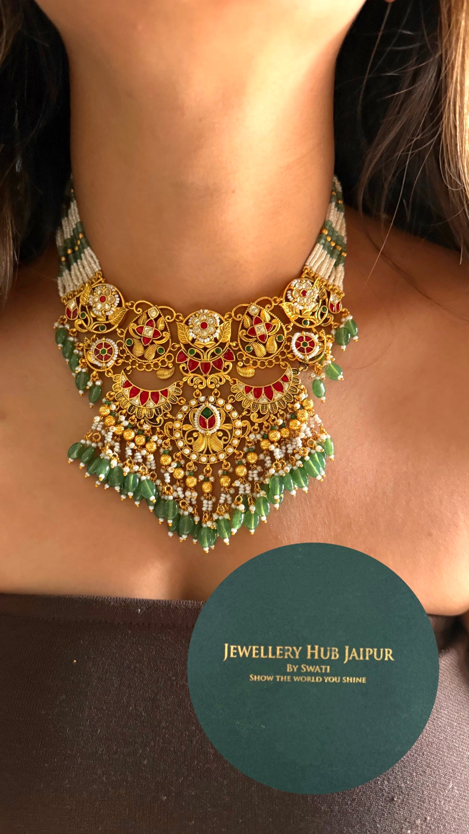 Heritage handmade rajwada necklace