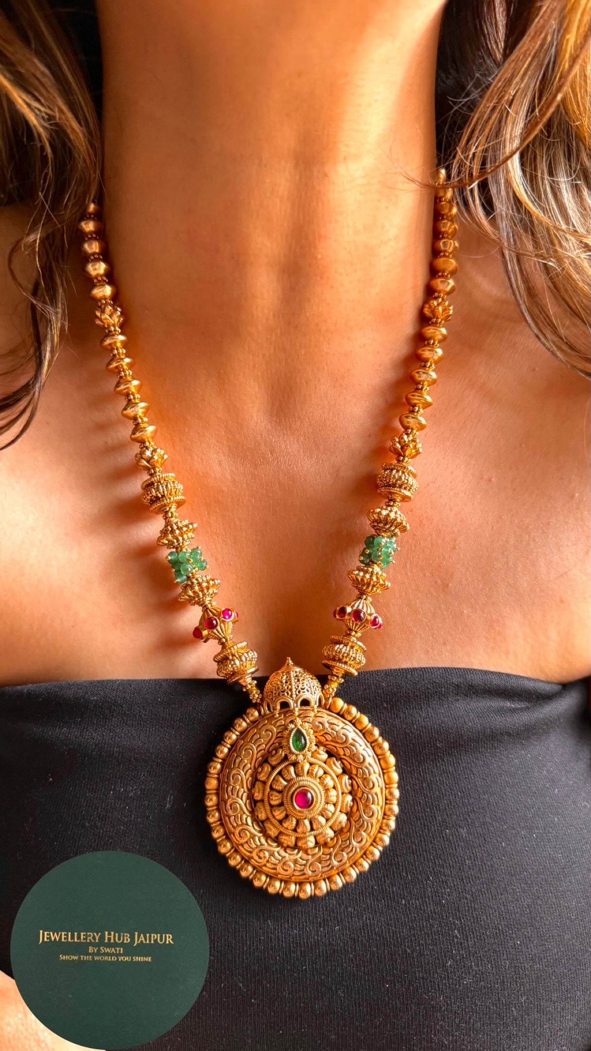 Gold designer nakashi Necklace combo