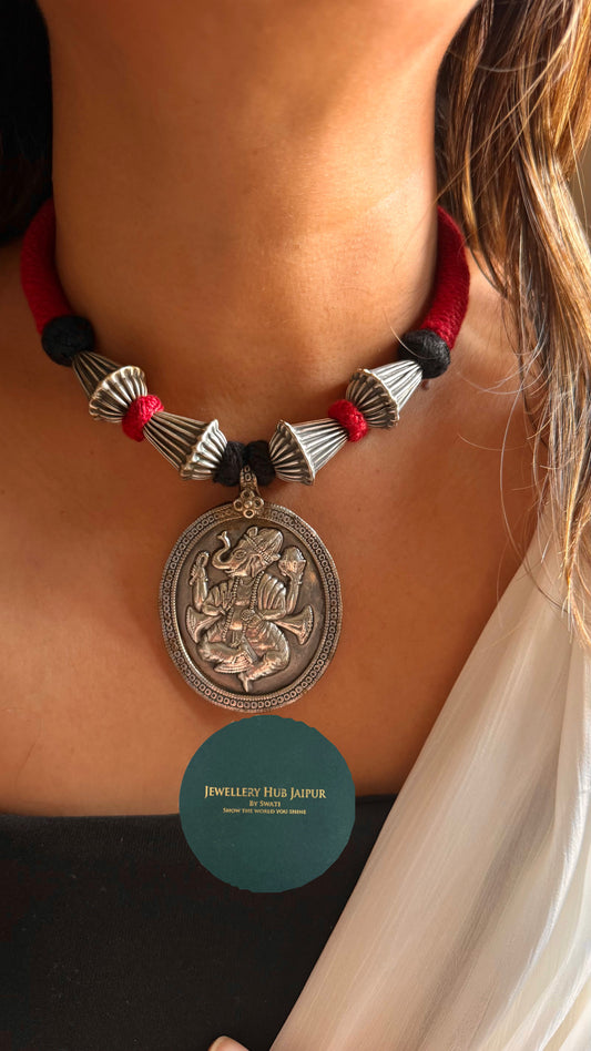 Lord Ganesha Inspired santhal Tribal Necklace