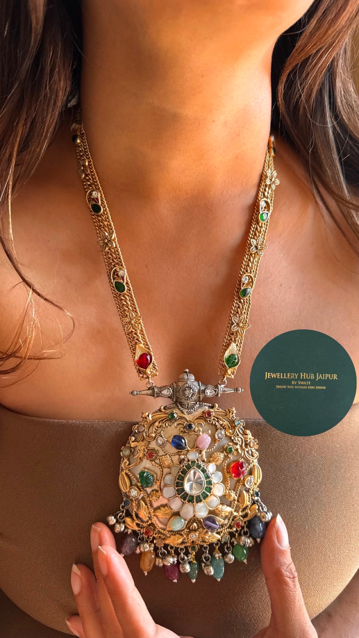 Bohemian vintage long designer Necklace