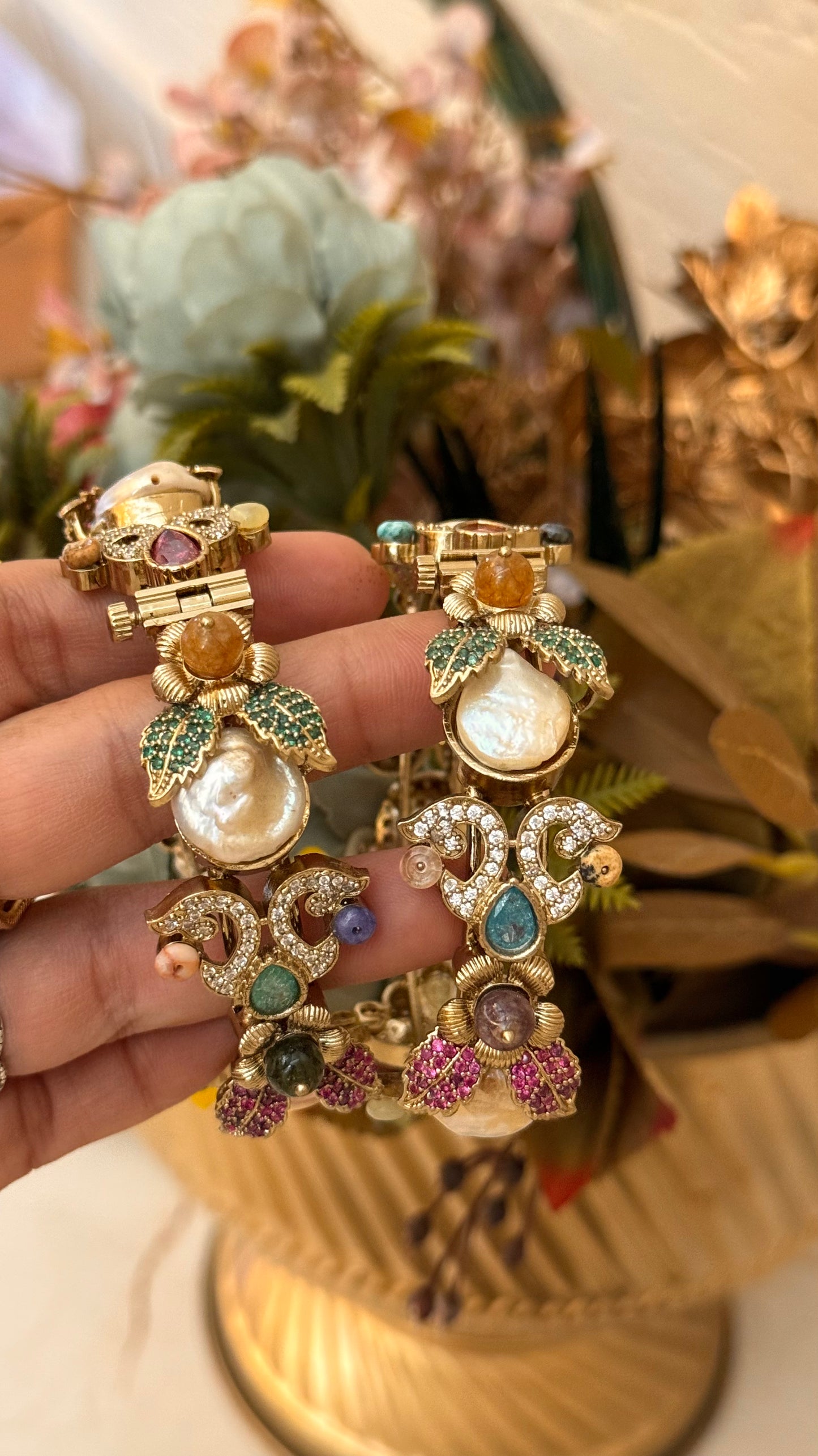 Sabya inspired Mother of Pearl bangles