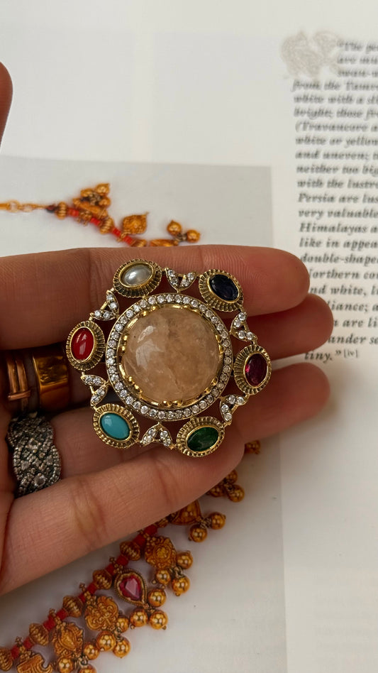 Sabyasachi inspired cocktail ring