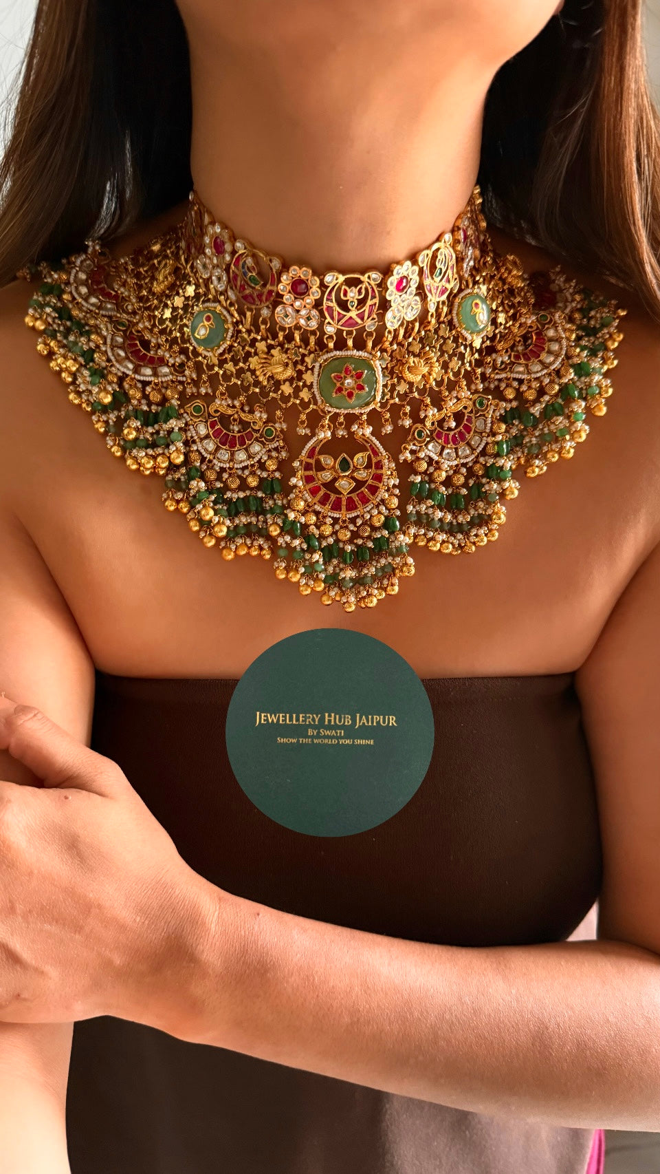 Heritage handmade bridal choker