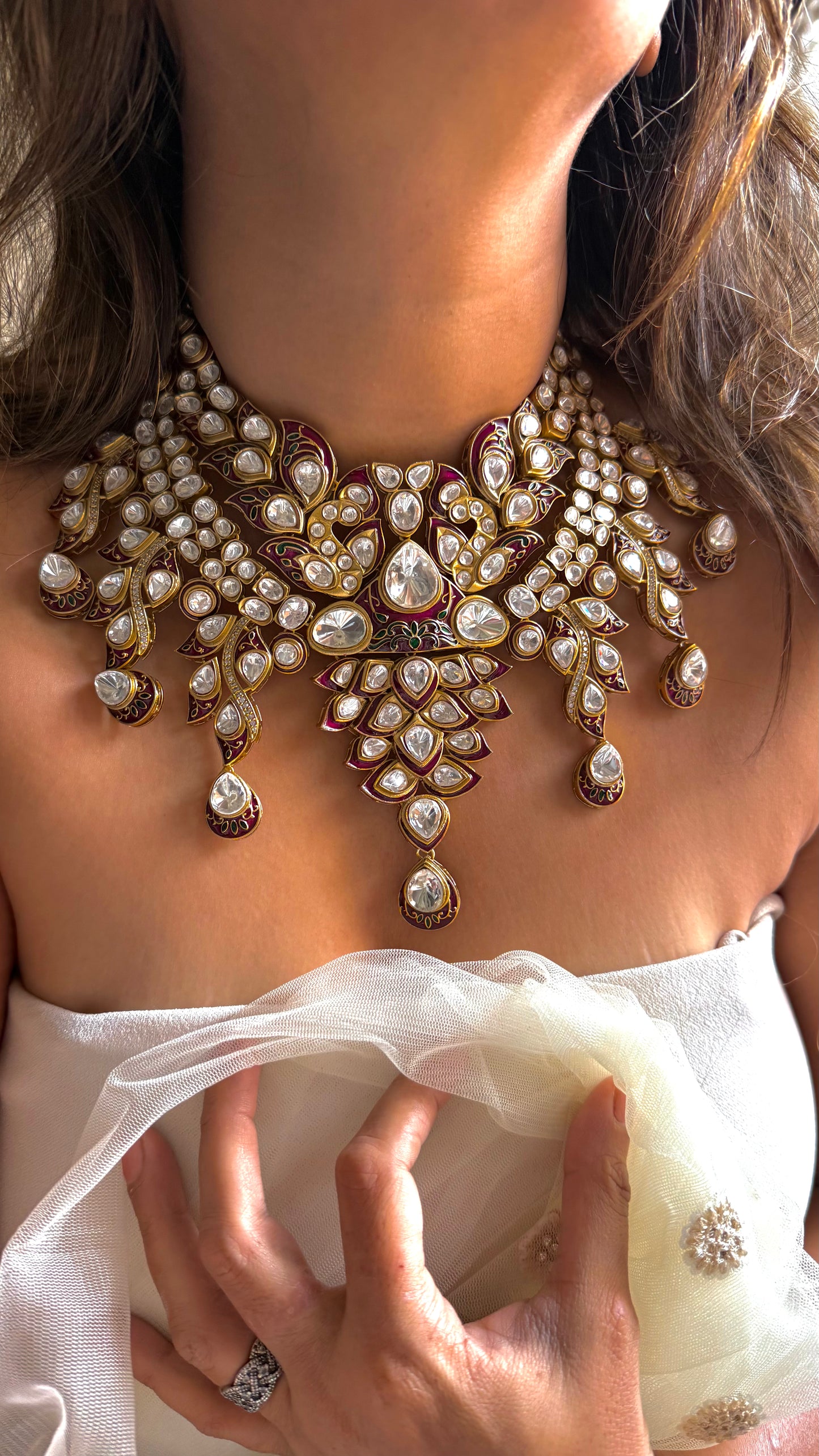Amrapali inspired Handmade Statement Necklace