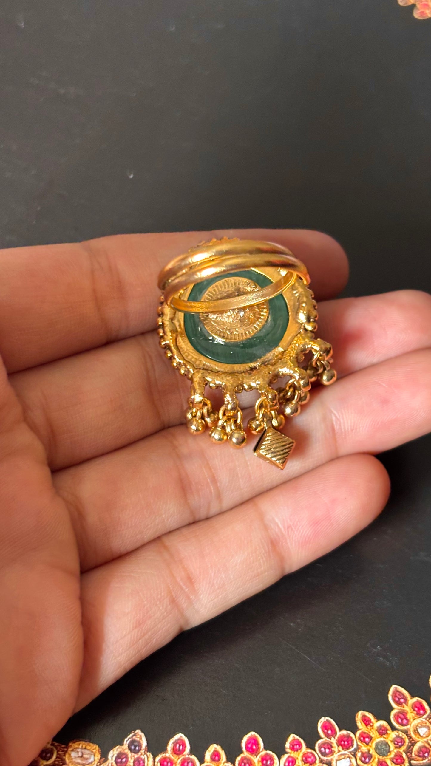 Inlay nakashi rajwada ring