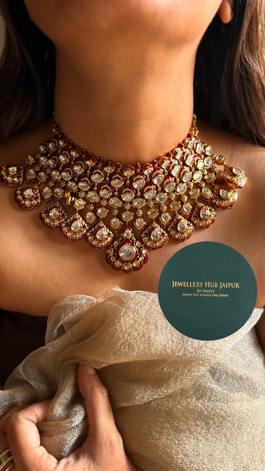 Ruby heritage choker set