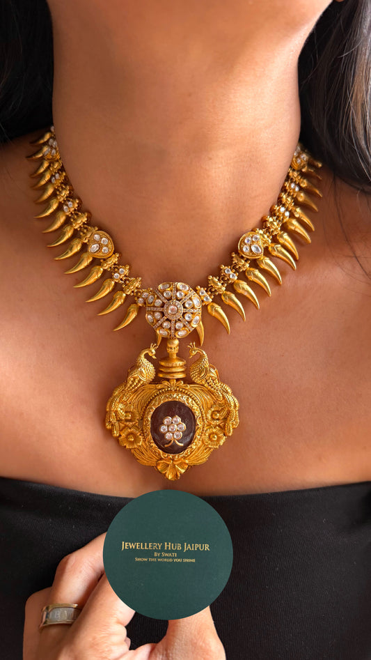 Swarna mayur kundan nakshi amrapali Necklace