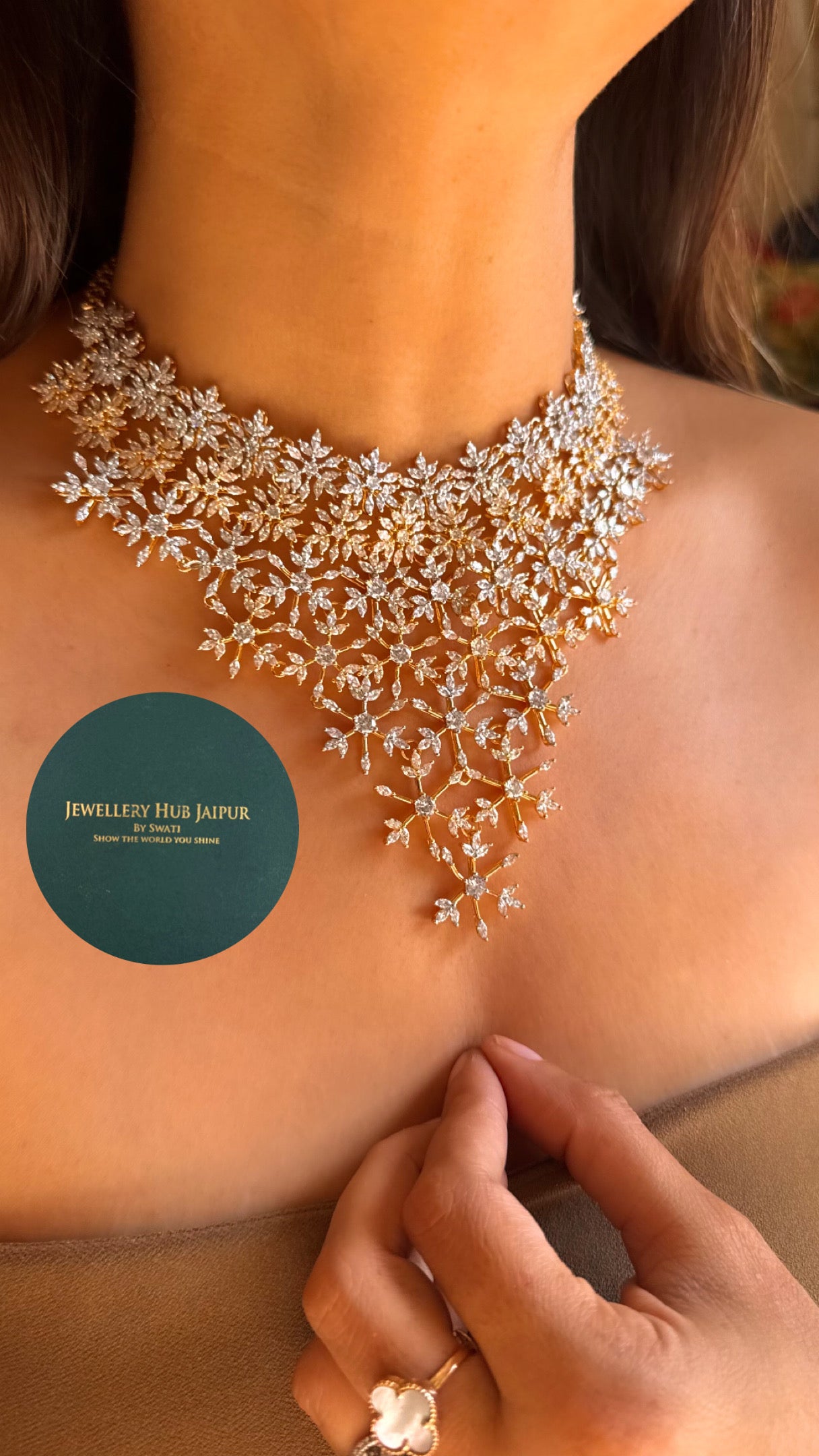 Diamond Designer GJ Sparkle necklace