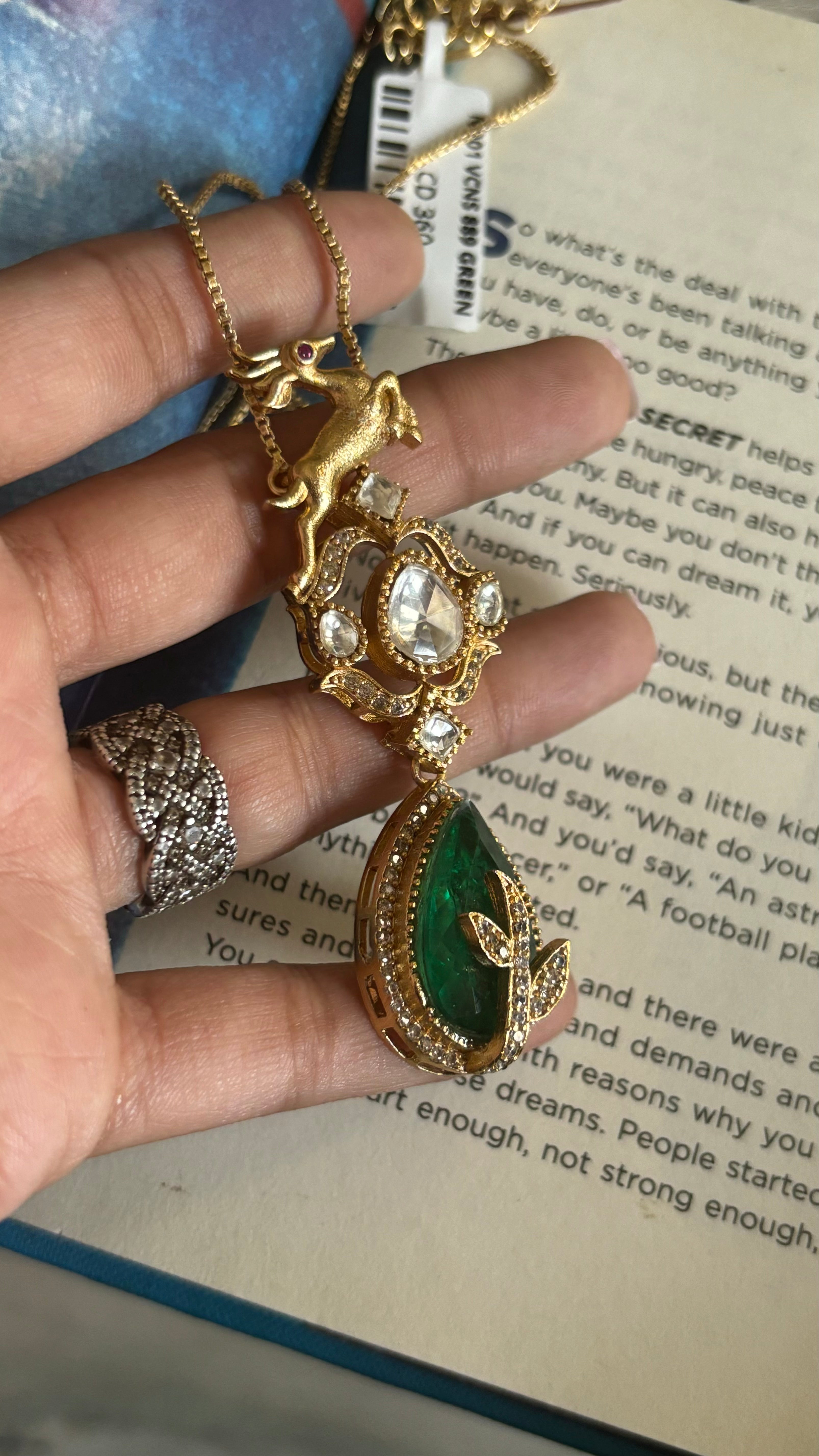 Sabyasachi inspired deer pendant set