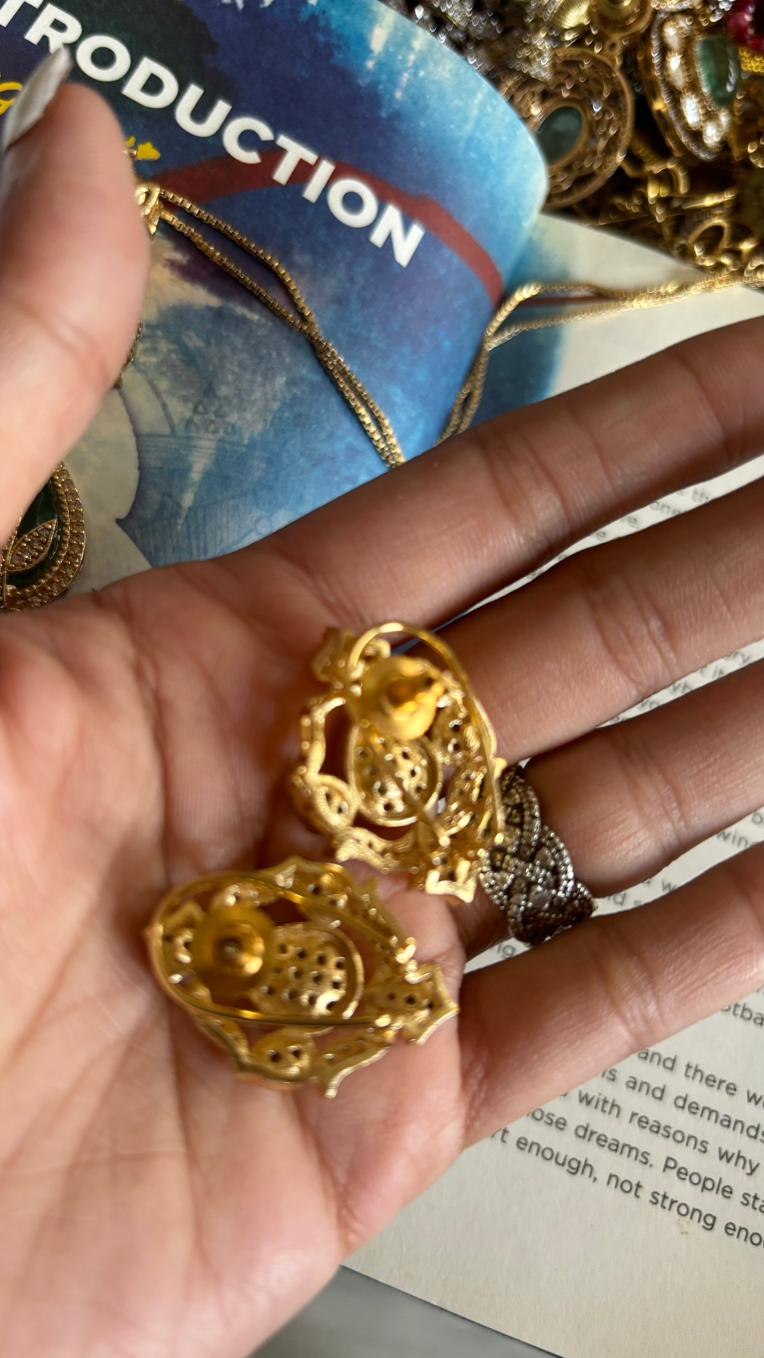 Sabyasachi inspired deer pendant set