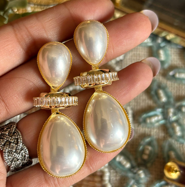 Pearl Italian earrings