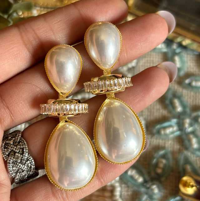 Pearl Italian earrings