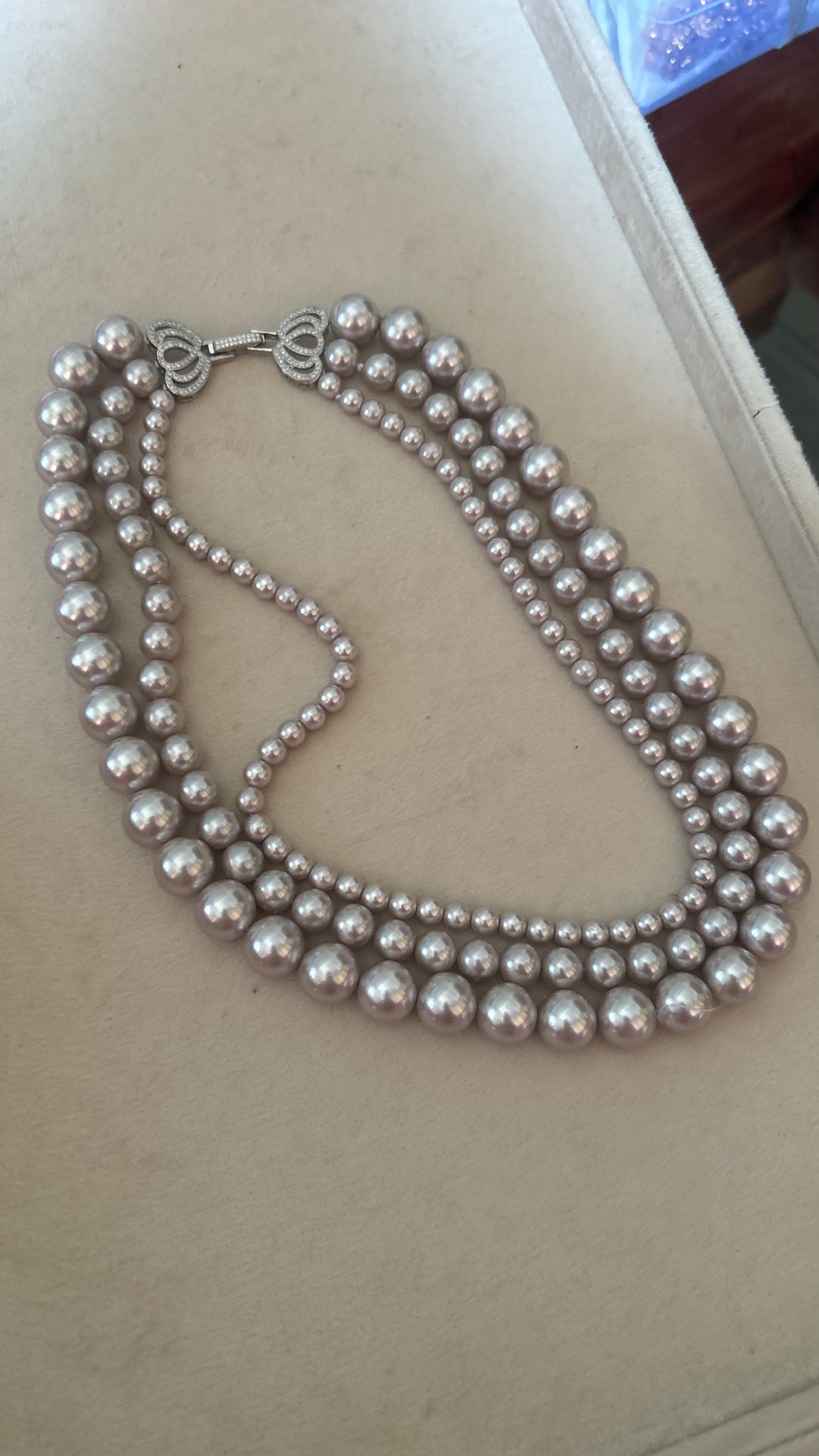 Champagne pearl cocktail string