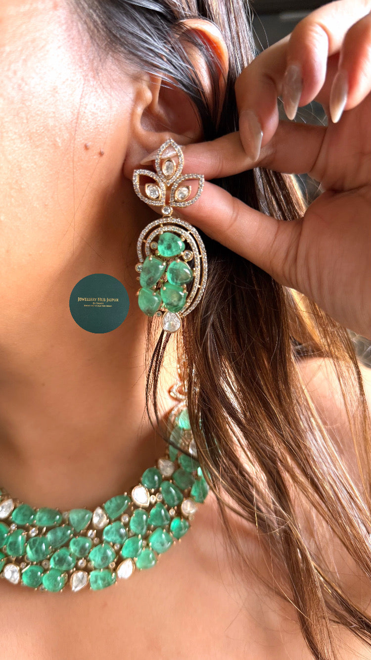 Shilpa Mint doublet cocktail designer collar set