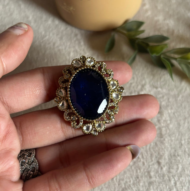 Tanzanite victorian cocktail ring