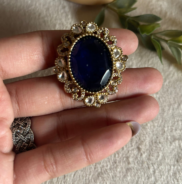 Tanzanite victorian cocktail ring