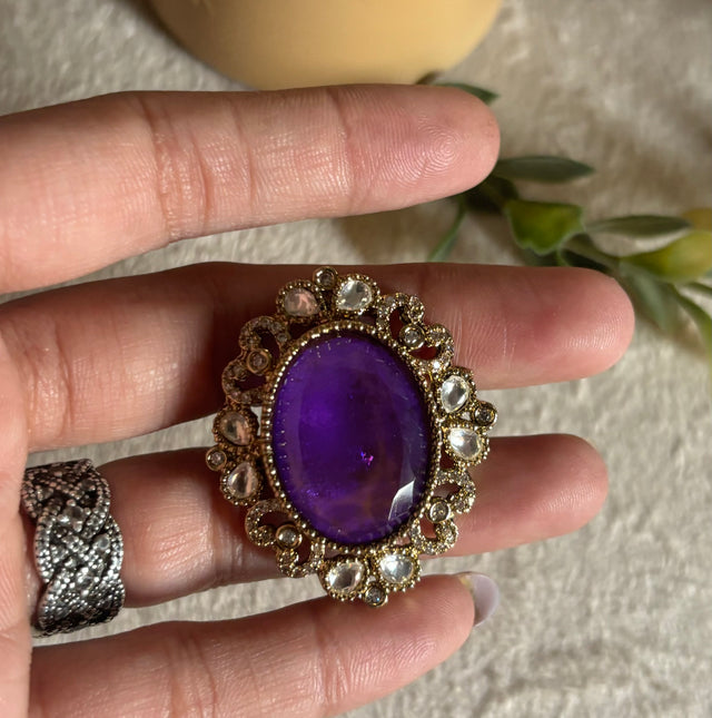 Tanzanite Victorian ring