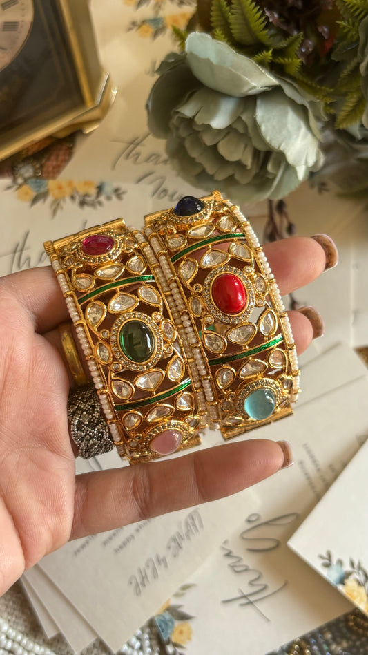 Navratna openable bangles