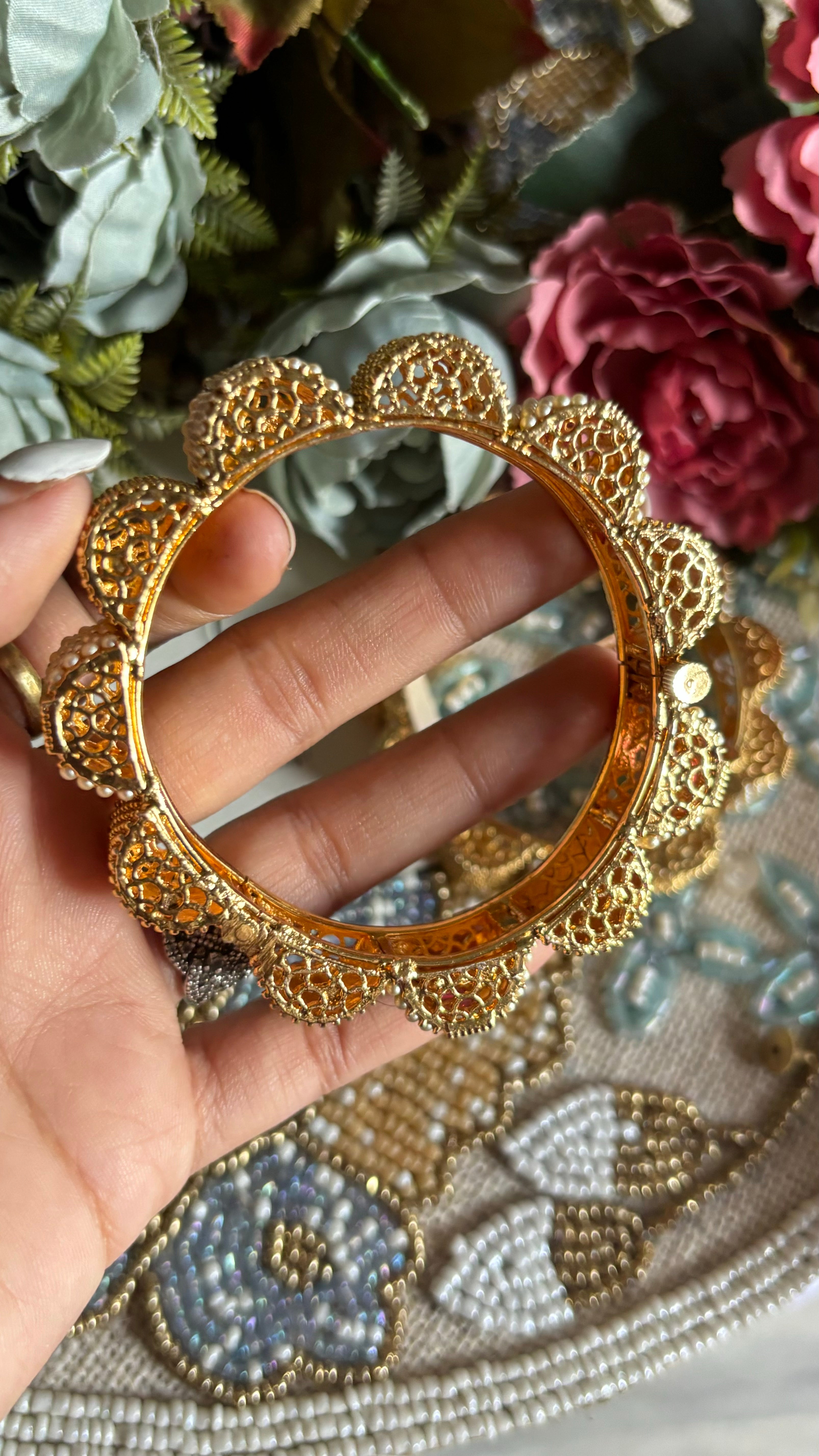 Ruby Gold bangles